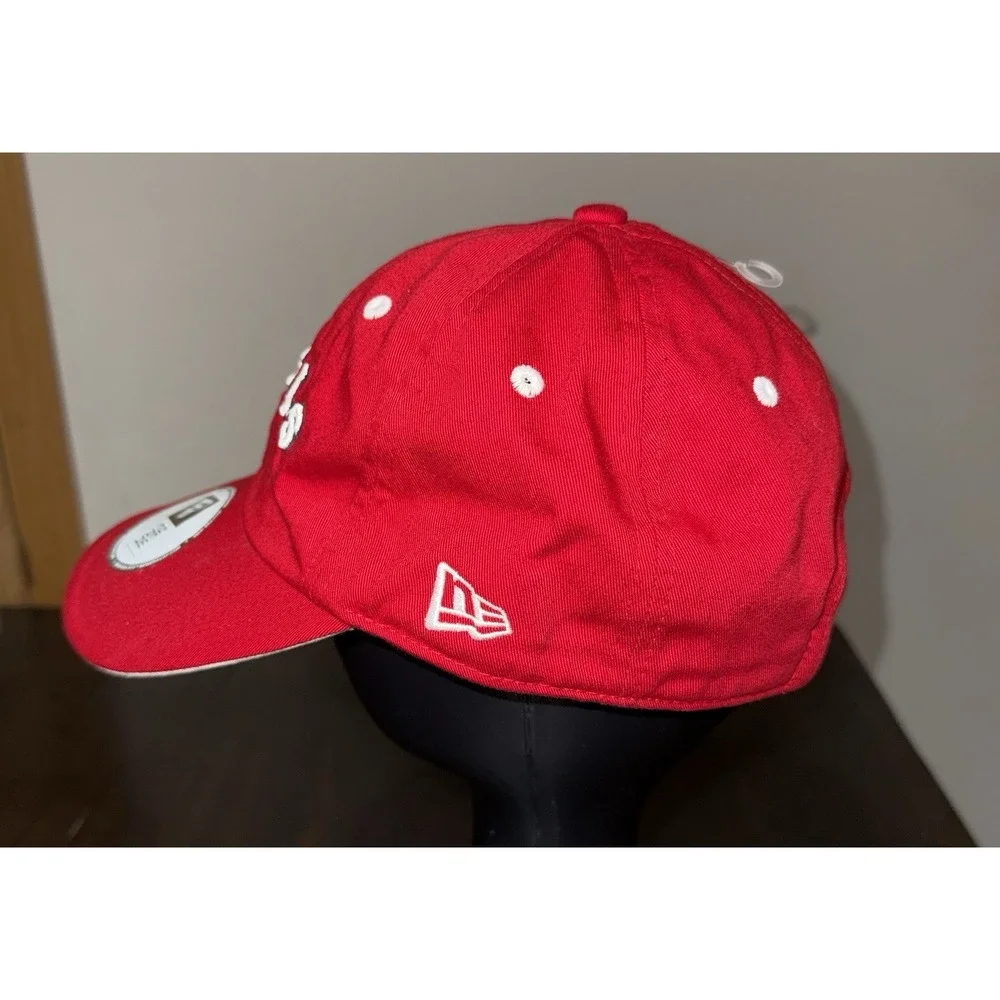 Angels Red Baseball Cap MLB 08 The Show Promotional Hat New Era Adjustable Strap